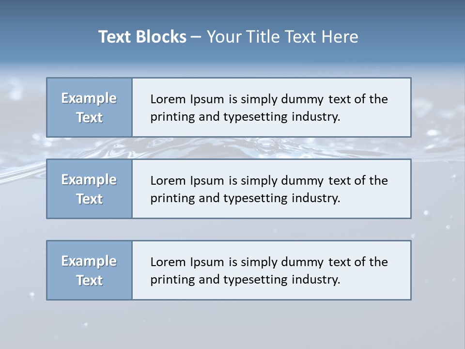 Closeup Bubble Nature PowerPoint Template