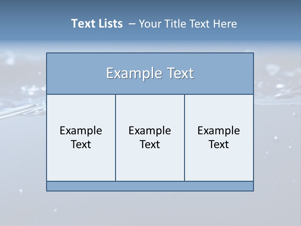 Closeup Bubble Nature PowerPoint Template