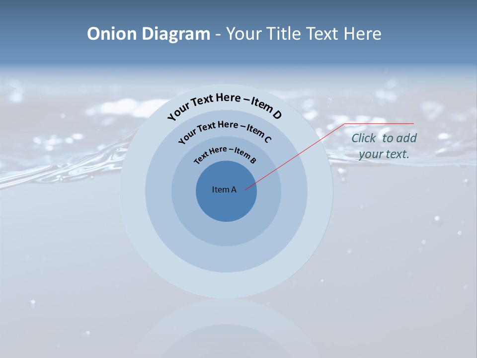 Closeup Bubble Nature PowerPoint Template