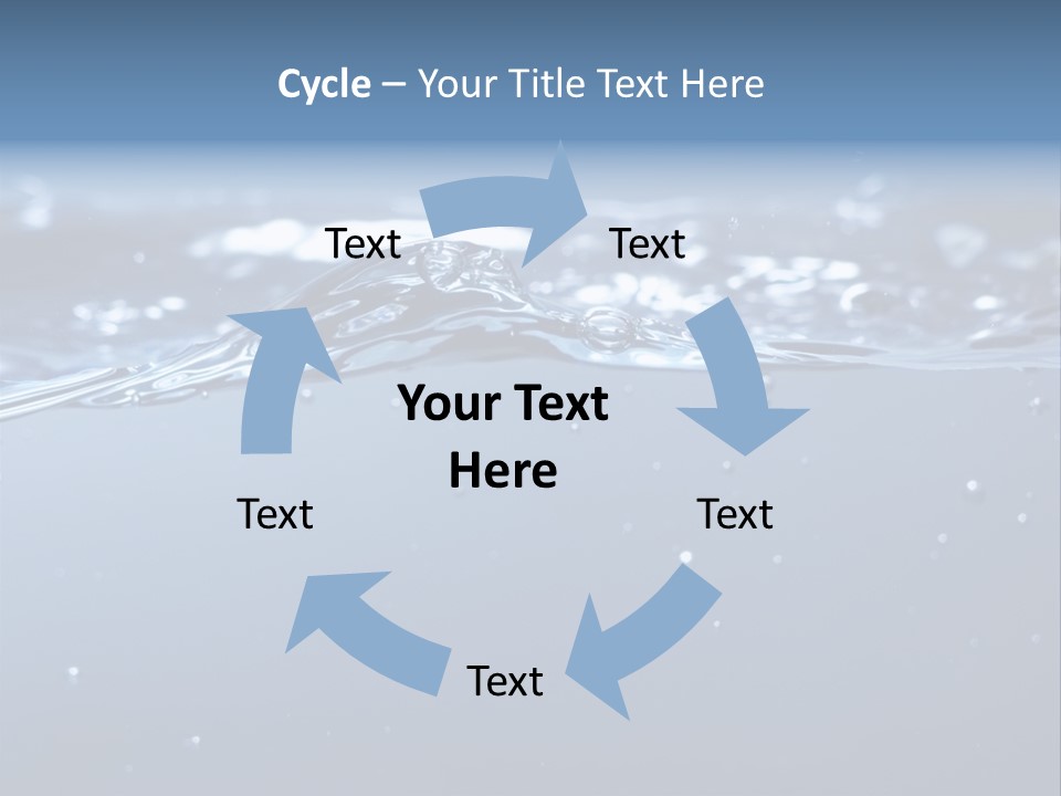 Closeup Bubble Nature PowerPoint Template