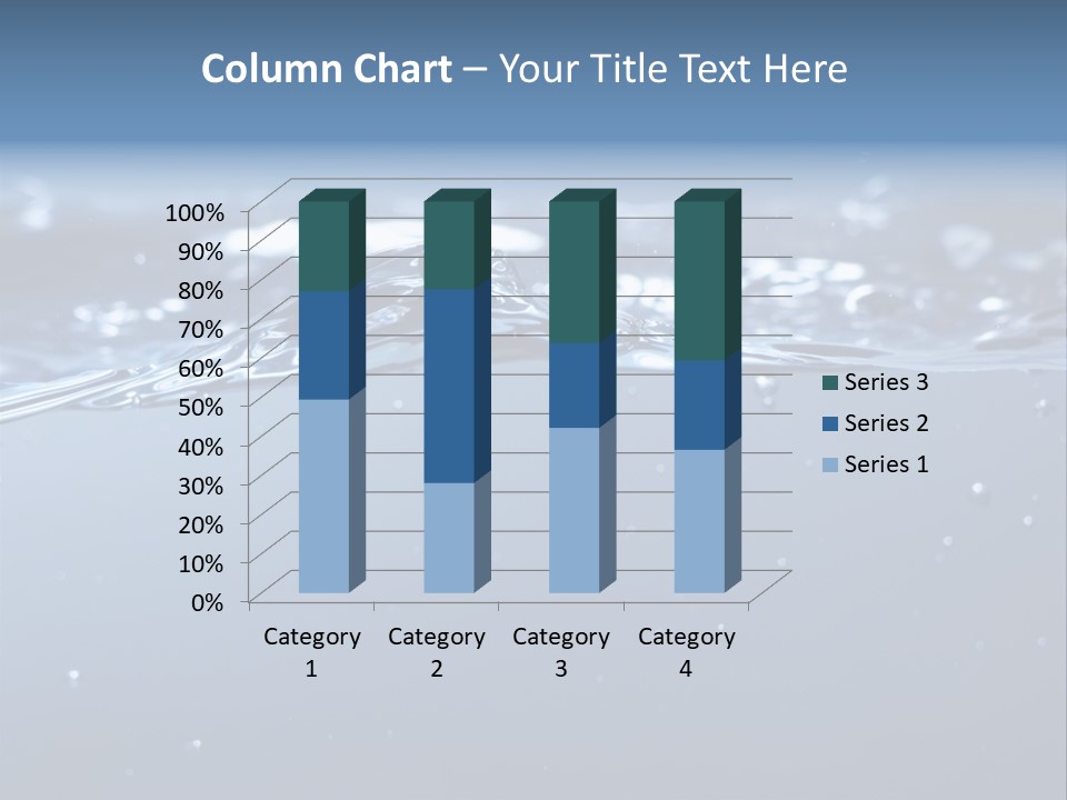 Closeup Bubble Nature PowerPoint Template