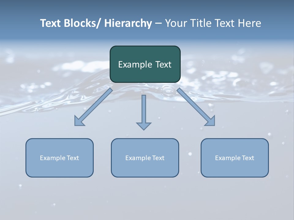 Closeup Bubble Nature PowerPoint Template