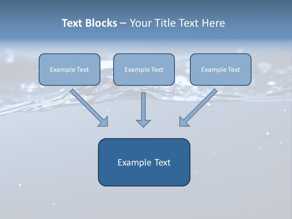 Closeup Bubble Nature PowerPoint Template