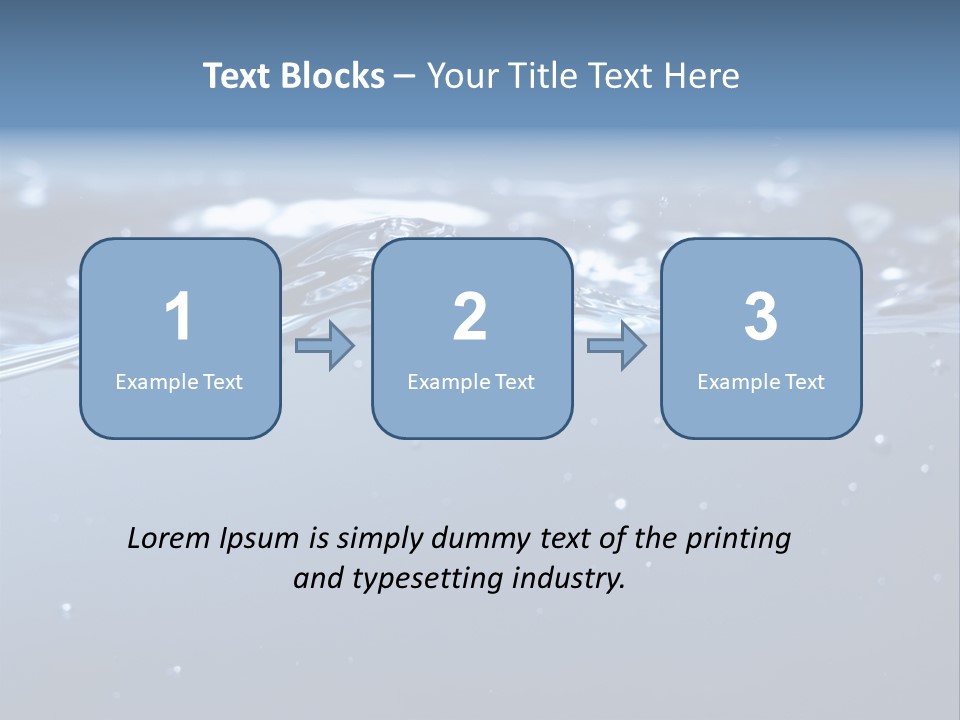 Closeup Bubble Nature PowerPoint Template