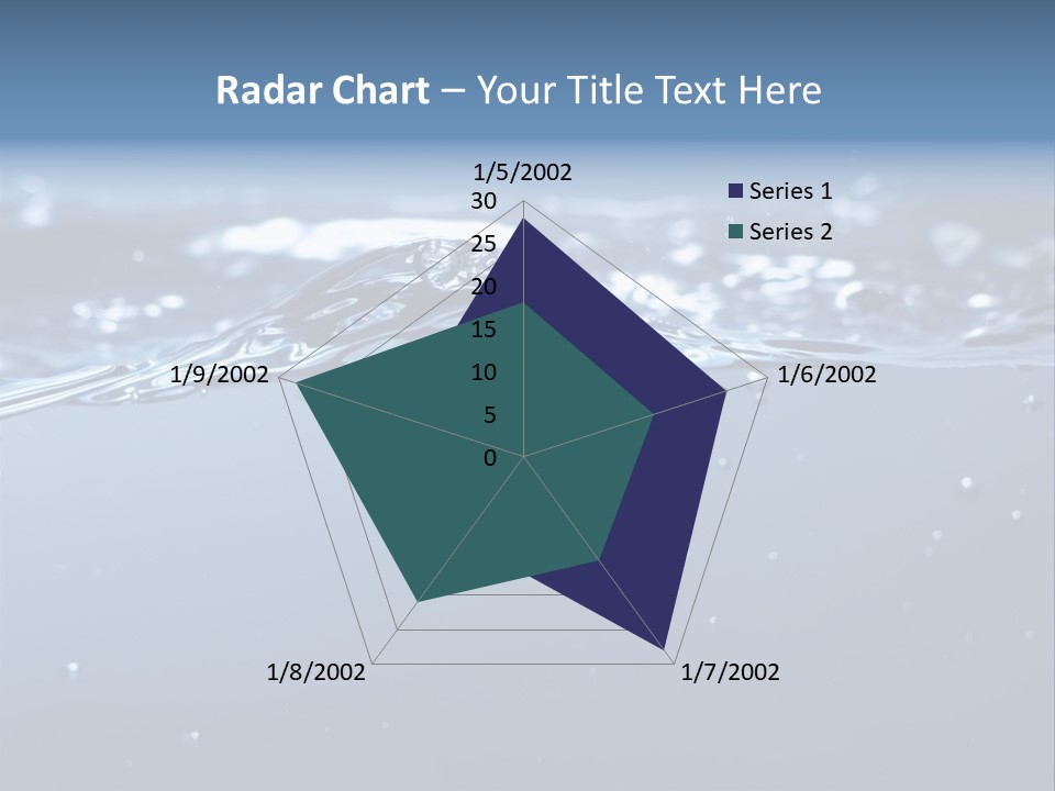 Closeup Bubble Nature PowerPoint Template