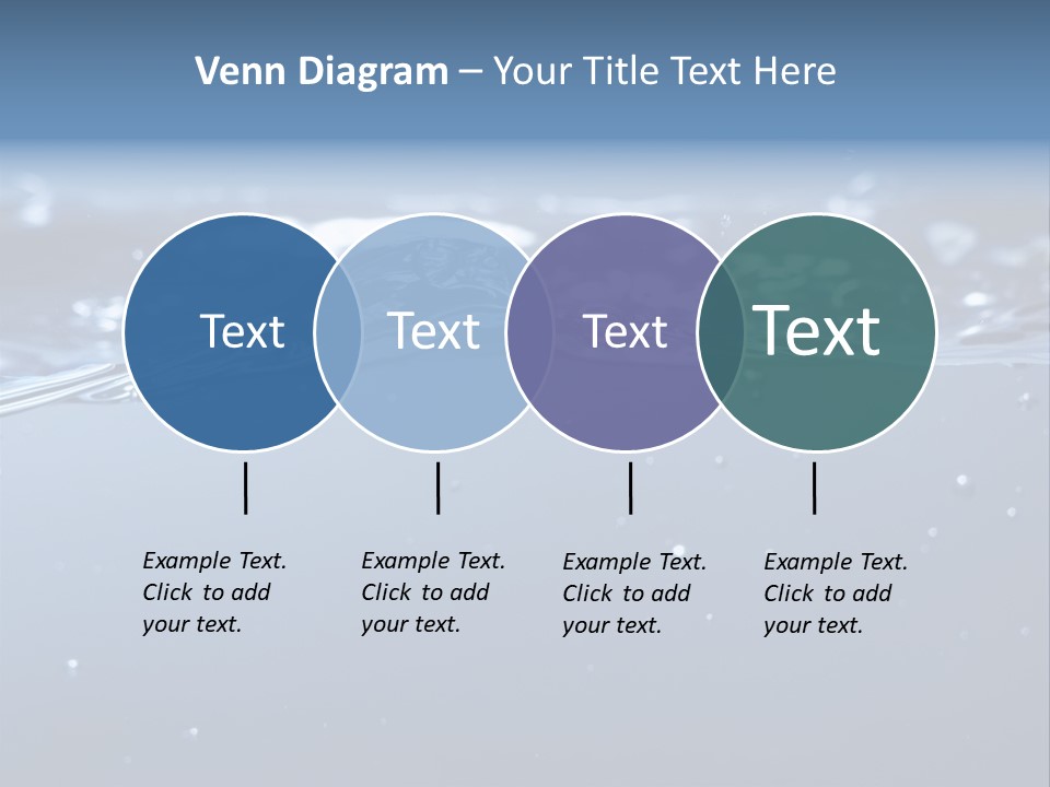 Closeup Bubble Nature PowerPoint Template
