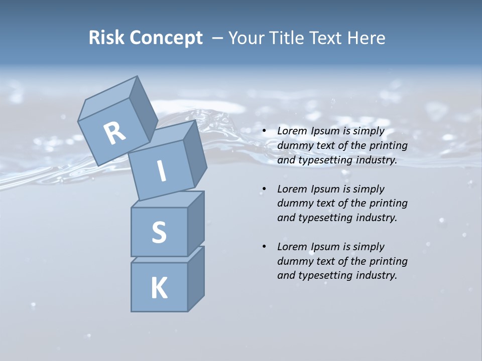 Closeup Bubble Nature PowerPoint Template