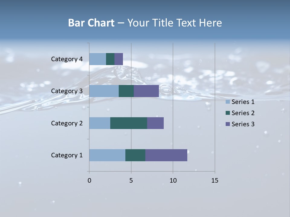 Closeup Bubble Nature PowerPoint Template