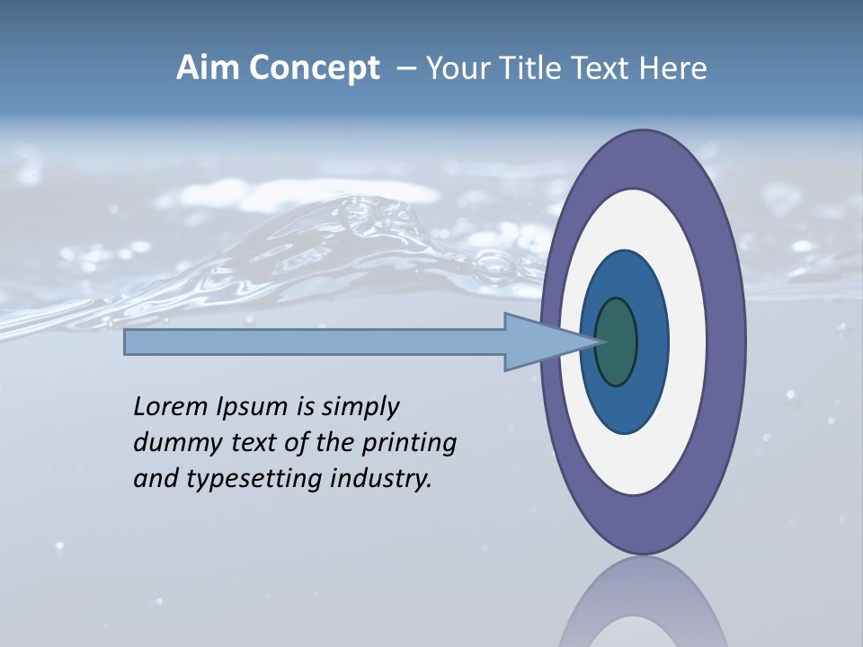 Closeup Bubble Nature PowerPoint Template