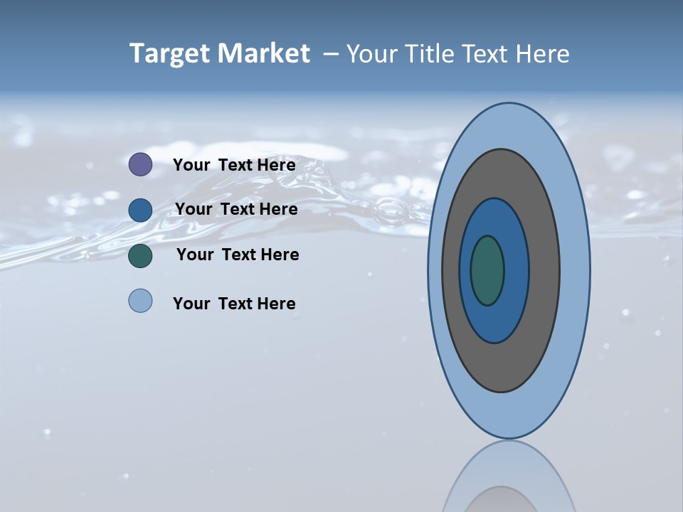 Closeup Bubble Nature PowerPoint Template