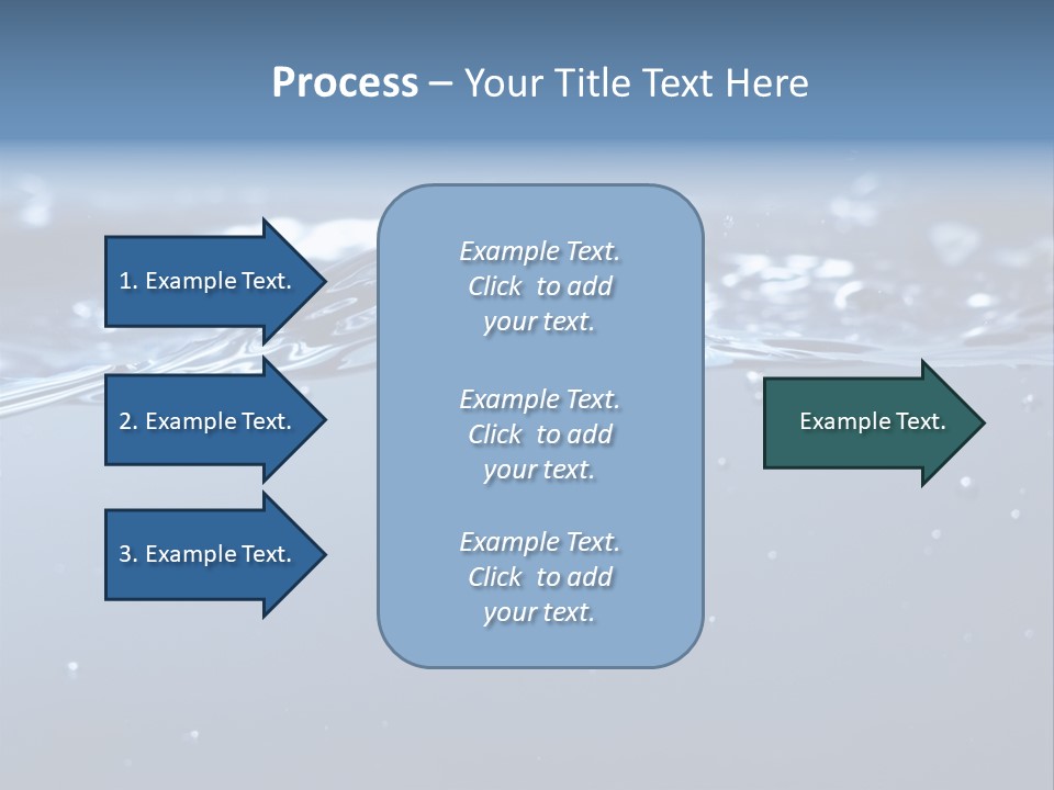 Closeup Bubble Nature PowerPoint Template
