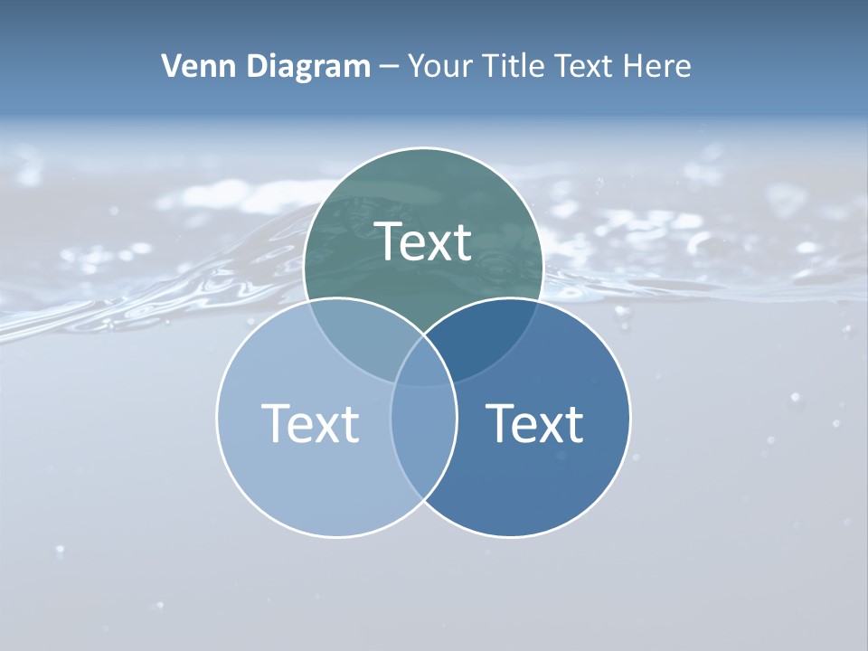 Closeup Bubble Nature PowerPoint Template