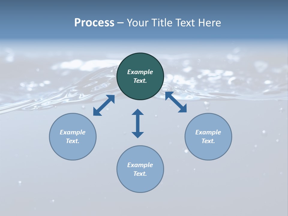 Closeup Bubble Nature PowerPoint Template