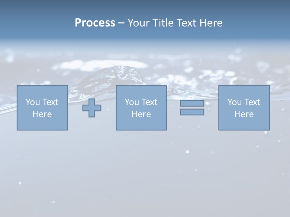 Closeup Bubble Nature PowerPoint Template