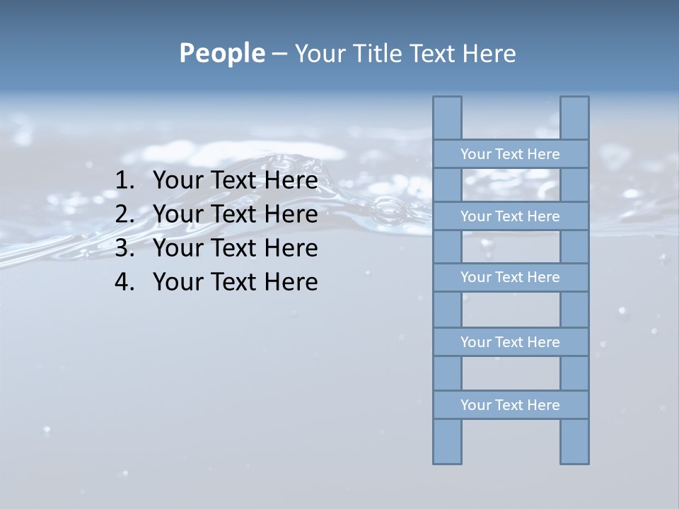 Closeup Bubble Nature PowerPoint Template