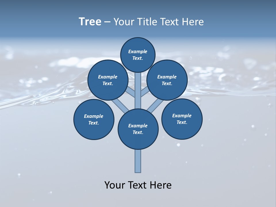 Closeup Bubble Nature PowerPoint Template