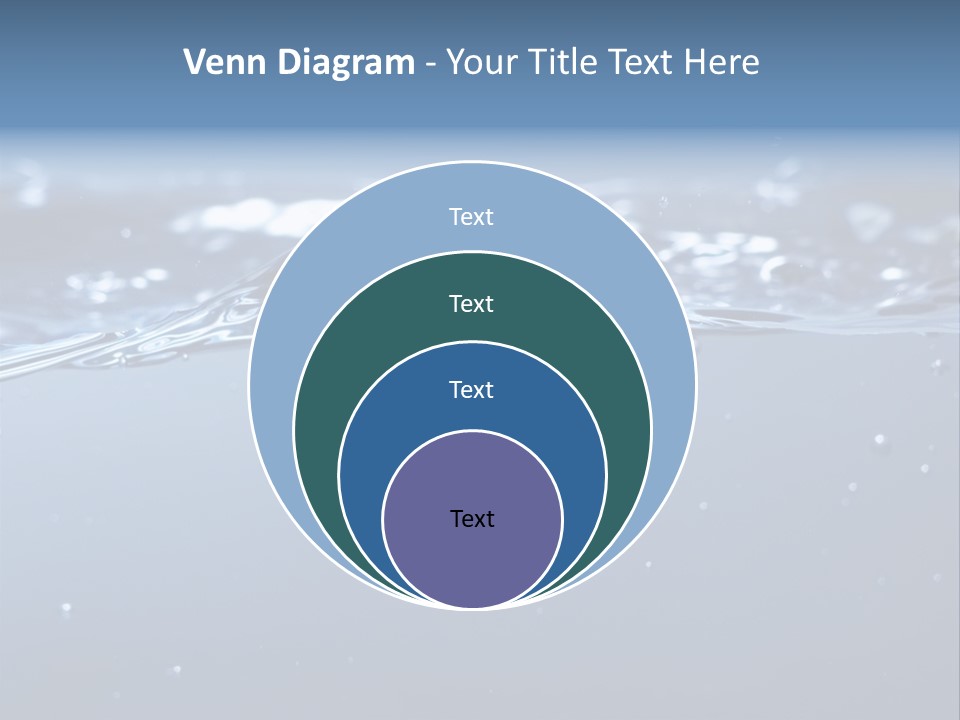 Closeup Bubble Nature PowerPoint Template
