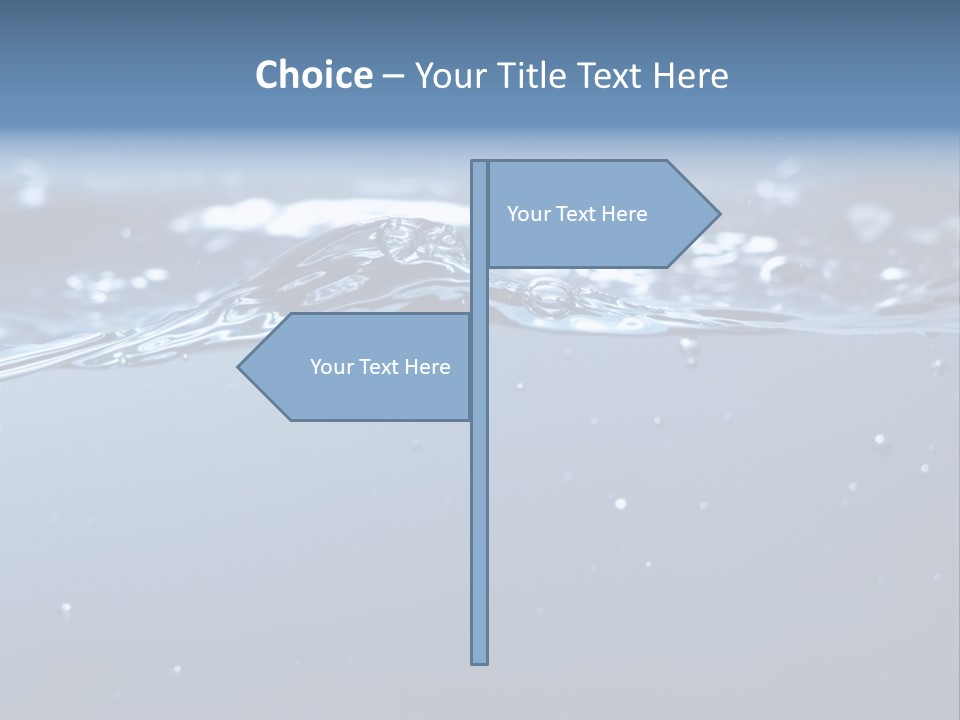 Closeup Bubble Nature PowerPoint Template