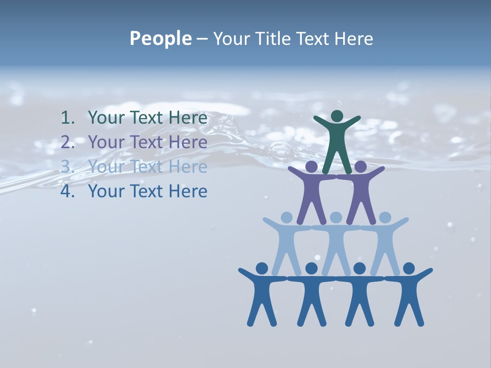 Closeup Bubble Nature PowerPoint Template