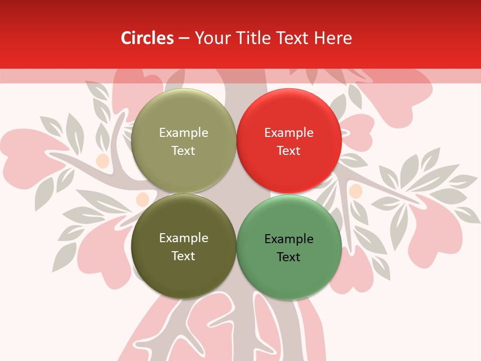 Plant Postcard Tree PowerPoint Template