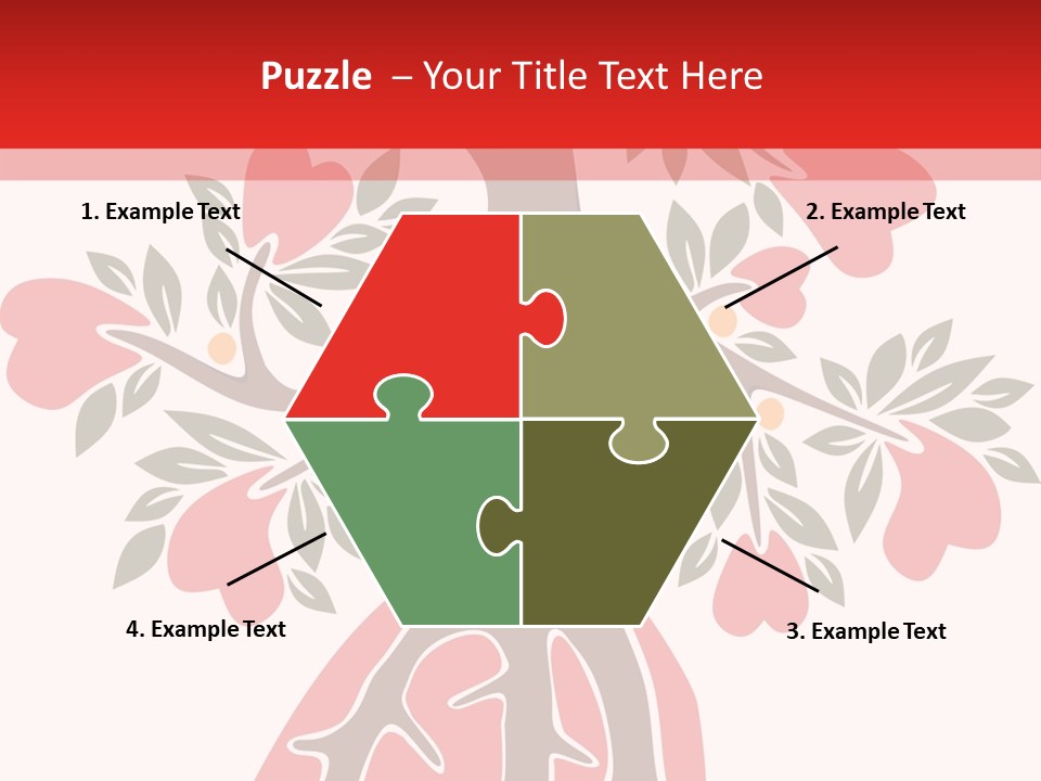 Plant Postcard Tree PowerPoint Template