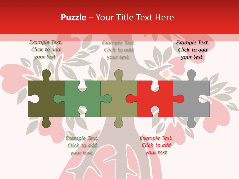 Plant Postcard Tree PowerPoint Template