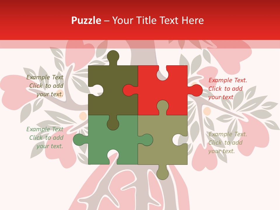 Plant Postcard Tree PowerPoint Template