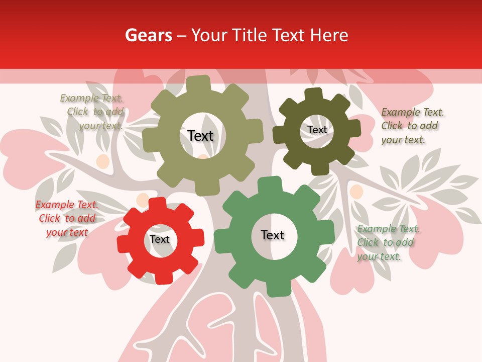 Plant Postcard Tree PowerPoint Template