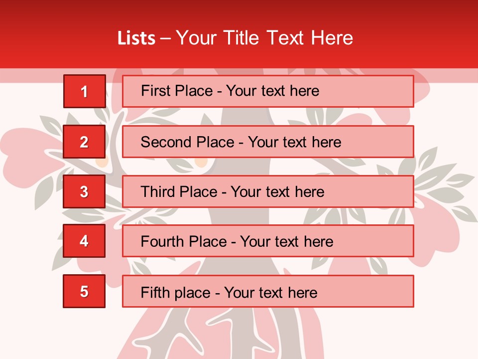 Plant Postcard Tree PowerPoint Template