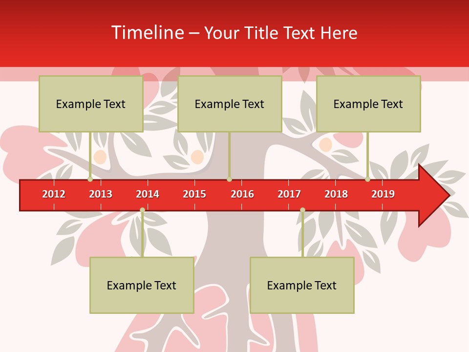 Plant Postcard Tree PowerPoint Template