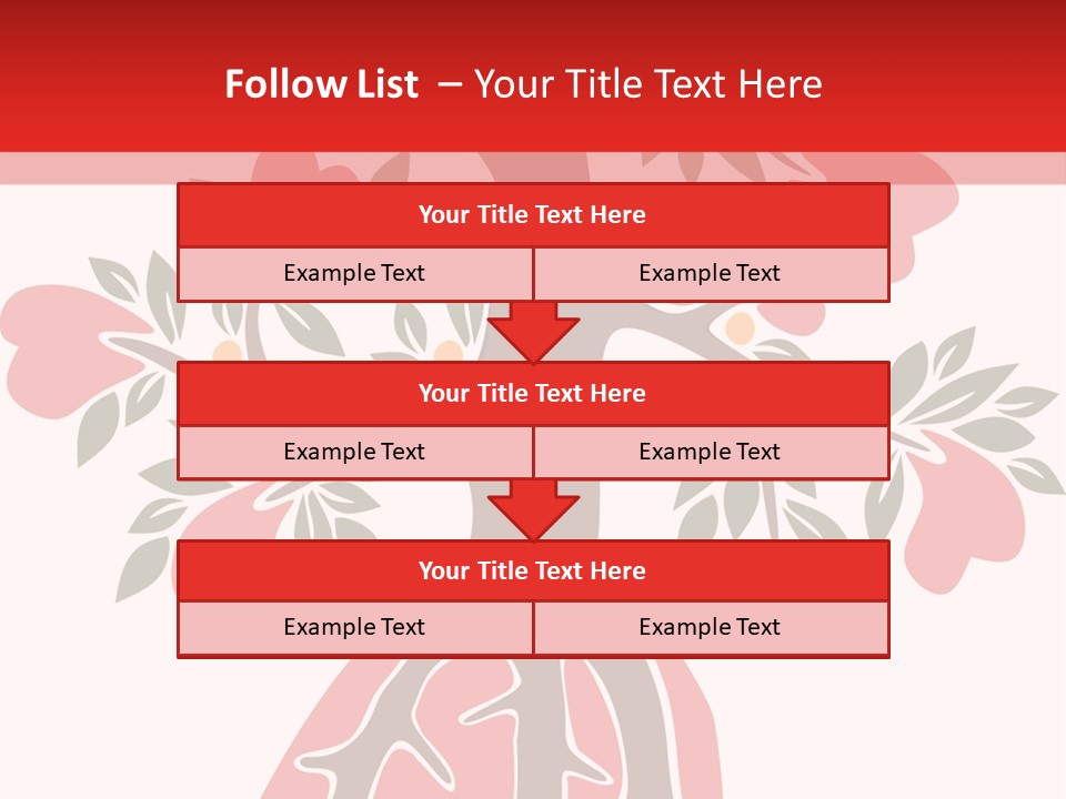 Plant Postcard Tree PowerPoint Template