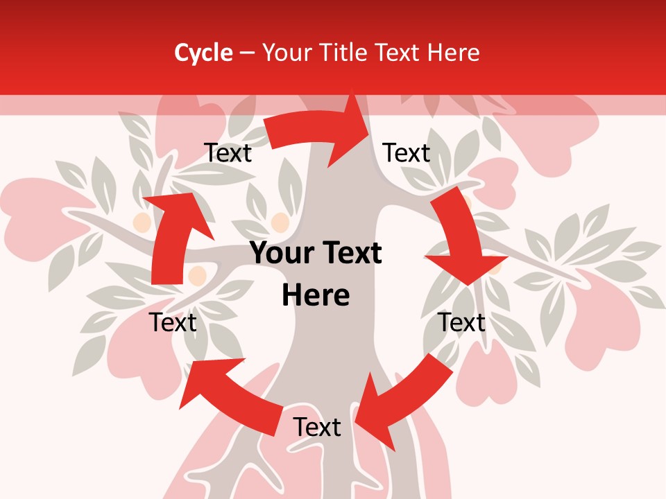 Plant Postcard Tree PowerPoint Template