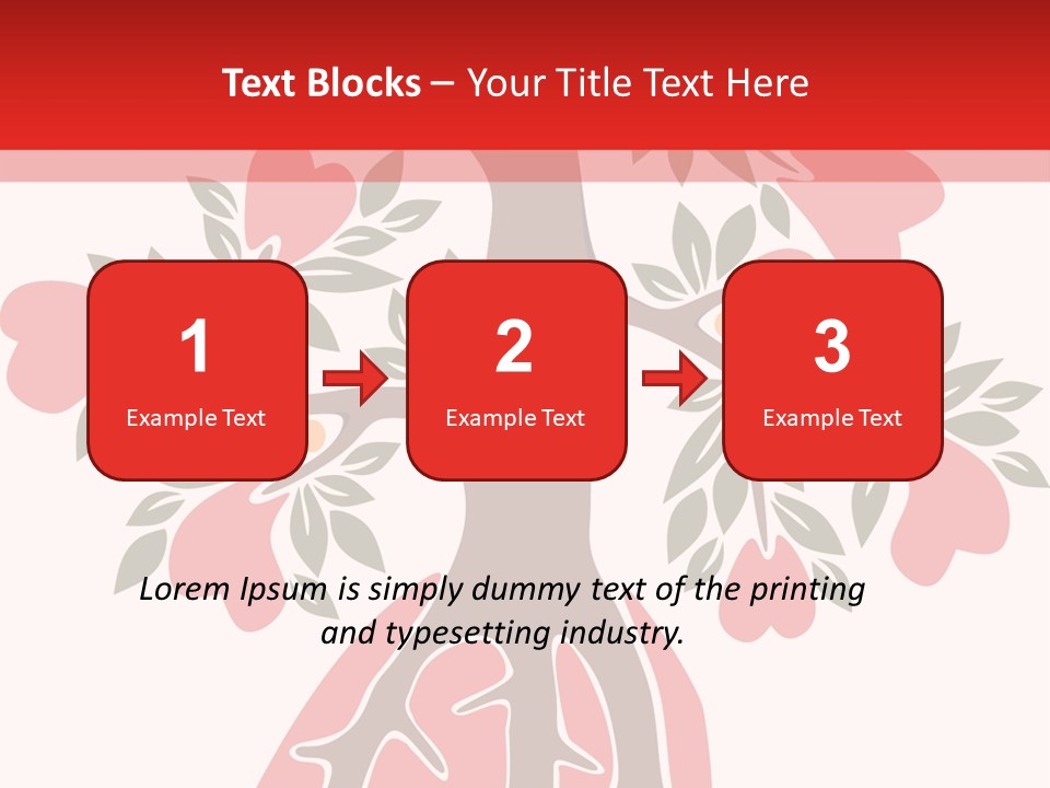 Plant Postcard Tree PowerPoint Template
