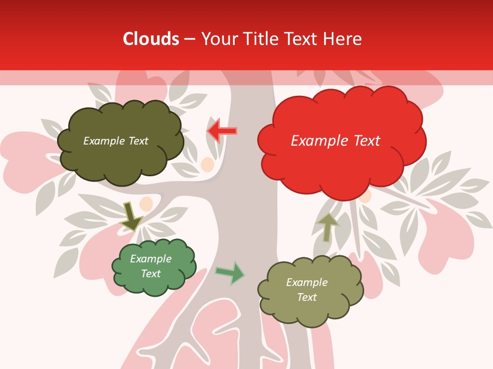 Plant Postcard Tree PowerPoint Template