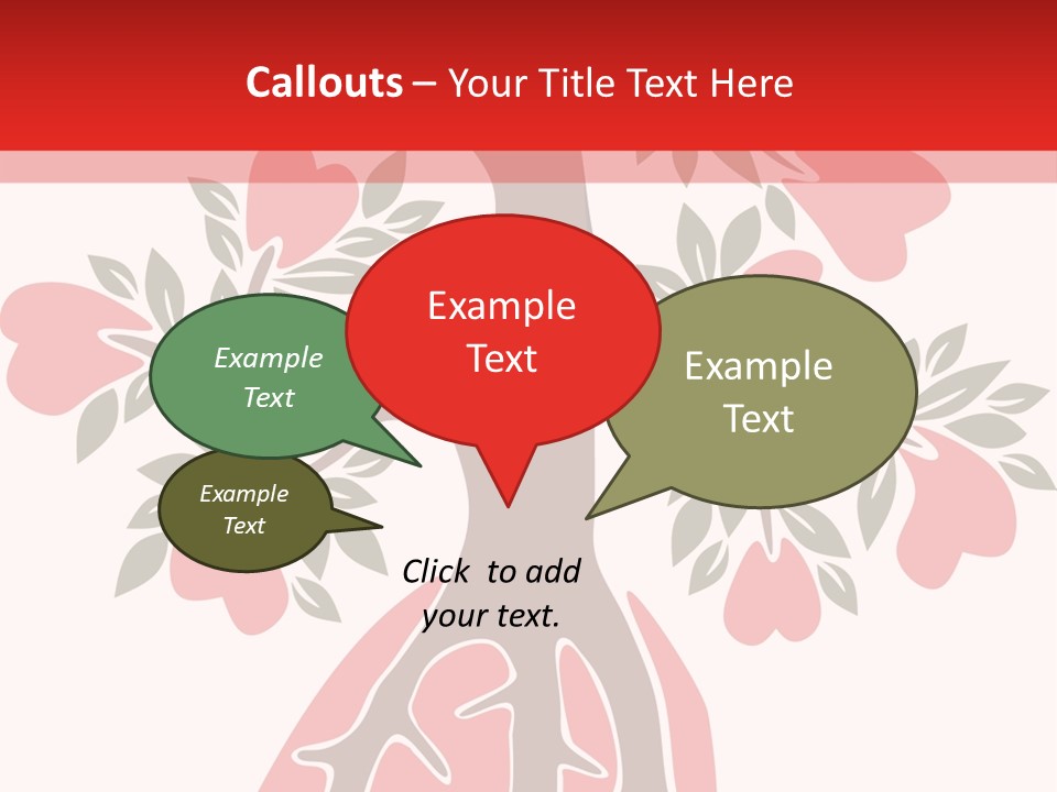 Plant Postcard Tree PowerPoint Template