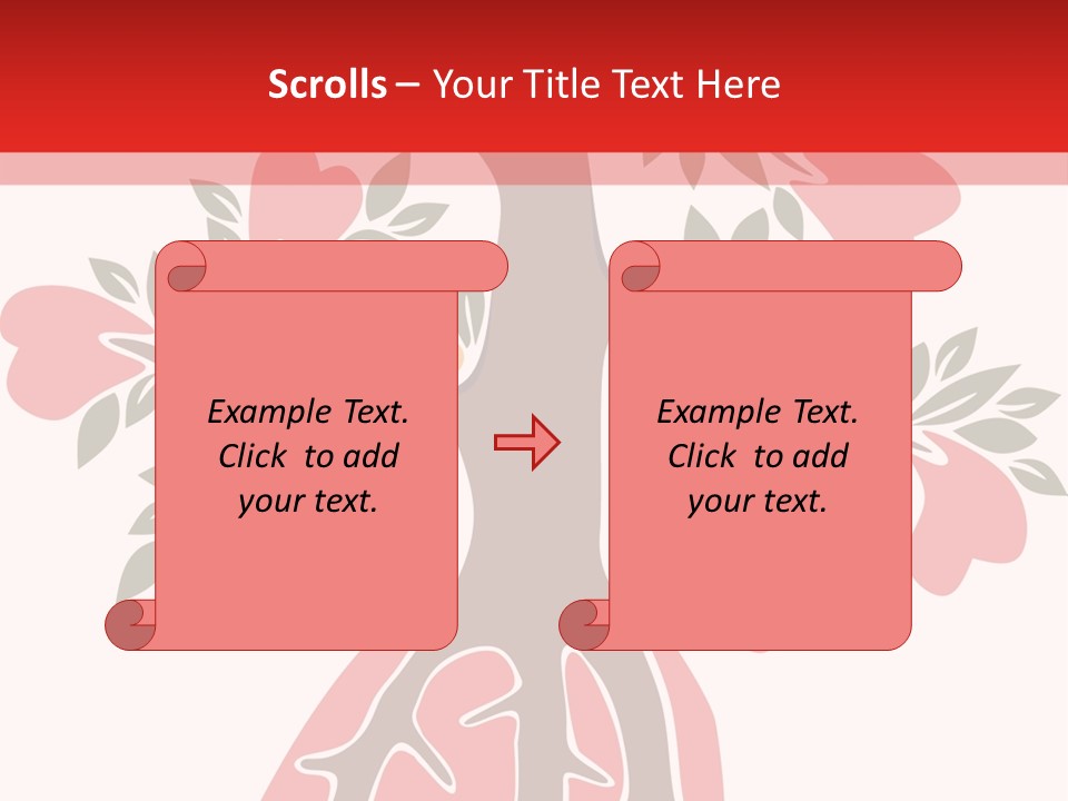 Plant Postcard Tree PowerPoint Template