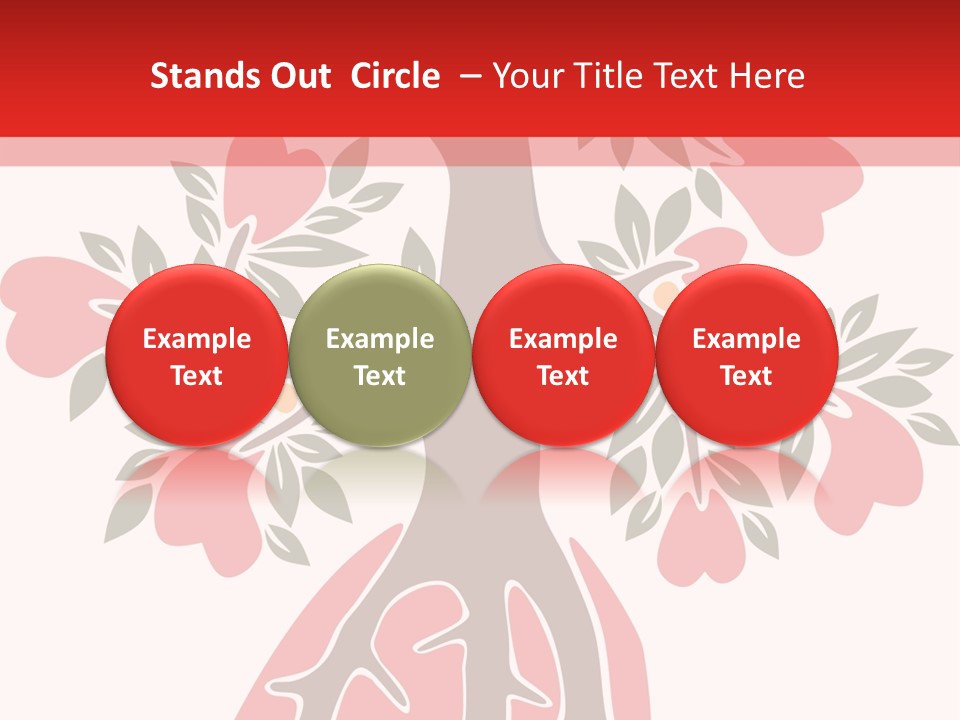 Plant Postcard Tree PowerPoint Template