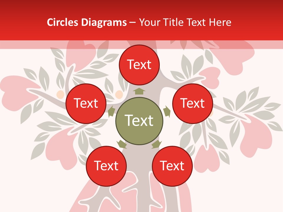 Plant Postcard Tree PowerPoint Template