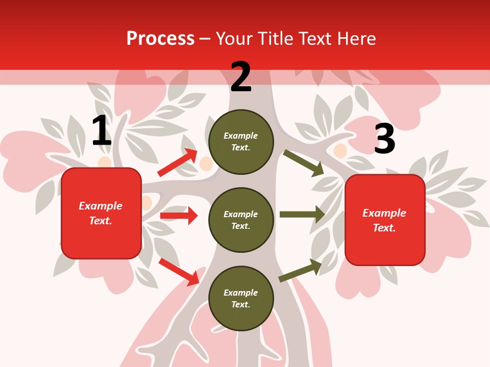 Plant Postcard Tree PowerPoint Template