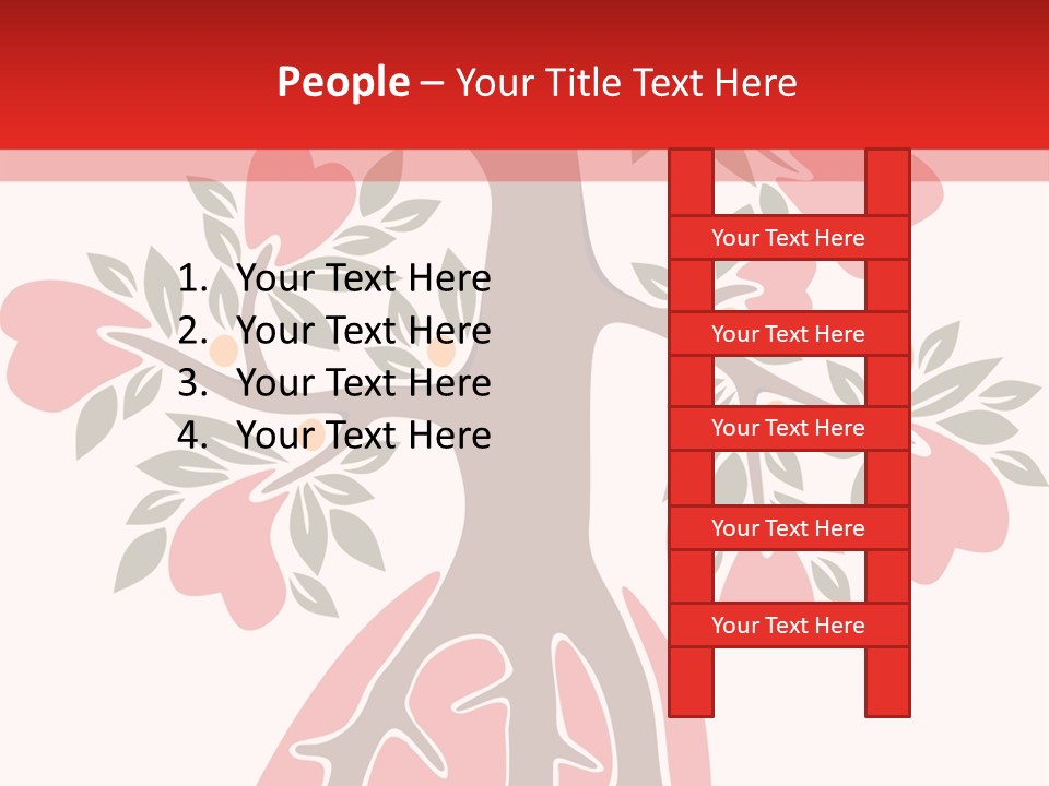 Plant Postcard Tree PowerPoint Template