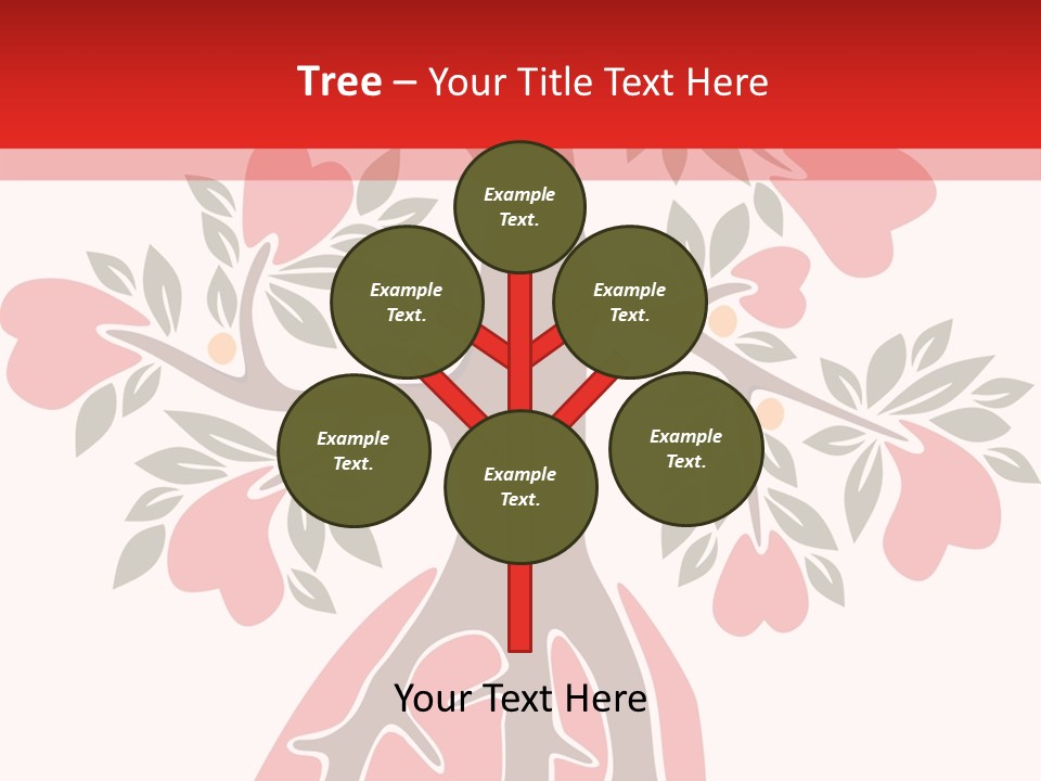Plant Postcard Tree PowerPoint Template