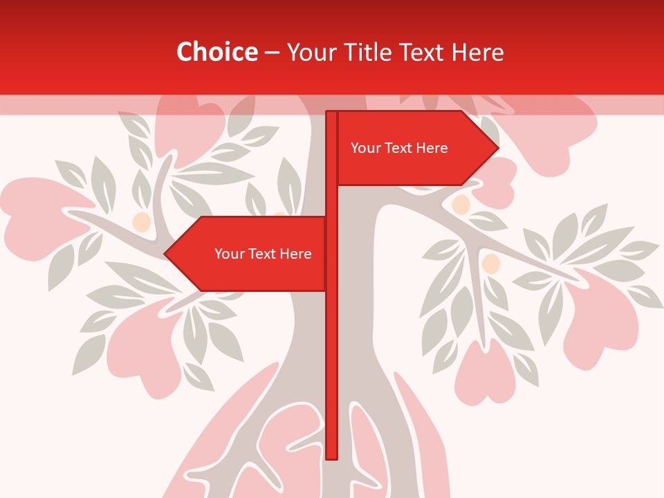 Plant Postcard Tree PowerPoint Template