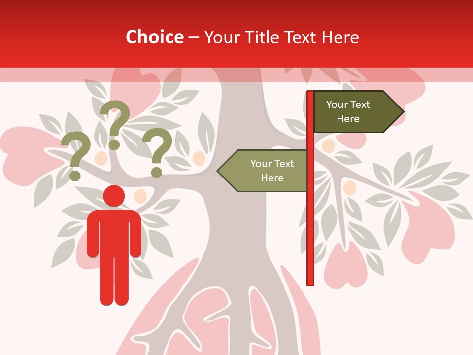 Plant Postcard Tree PowerPoint Template