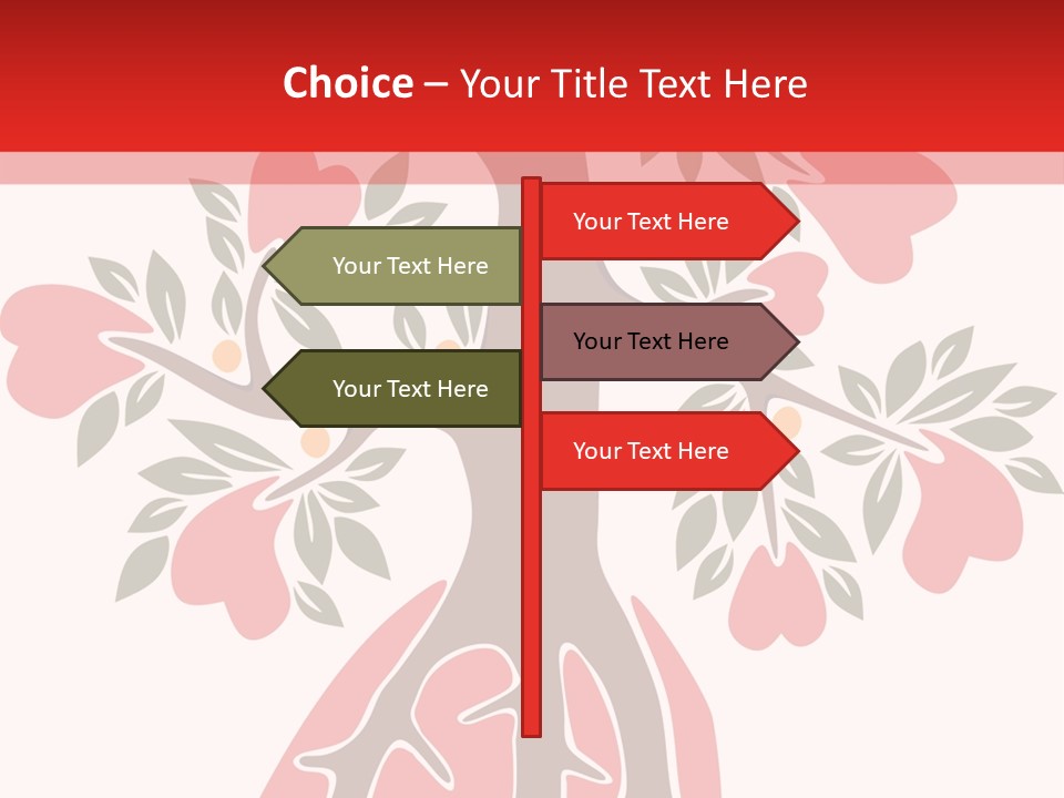 Plant Postcard Tree PowerPoint Template