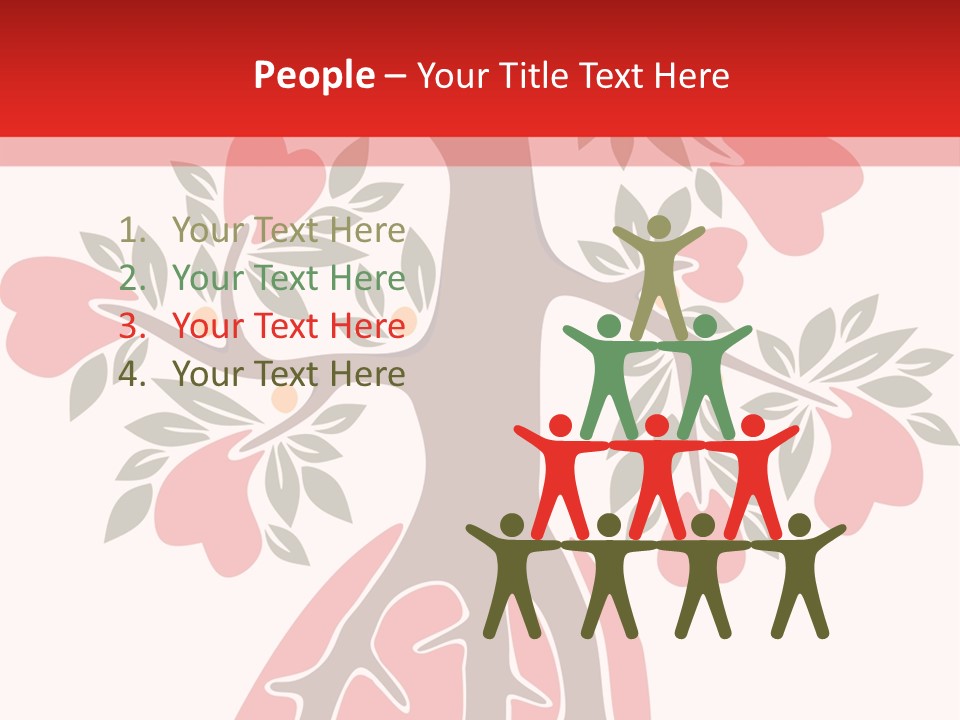 Plant Postcard Tree PowerPoint Template