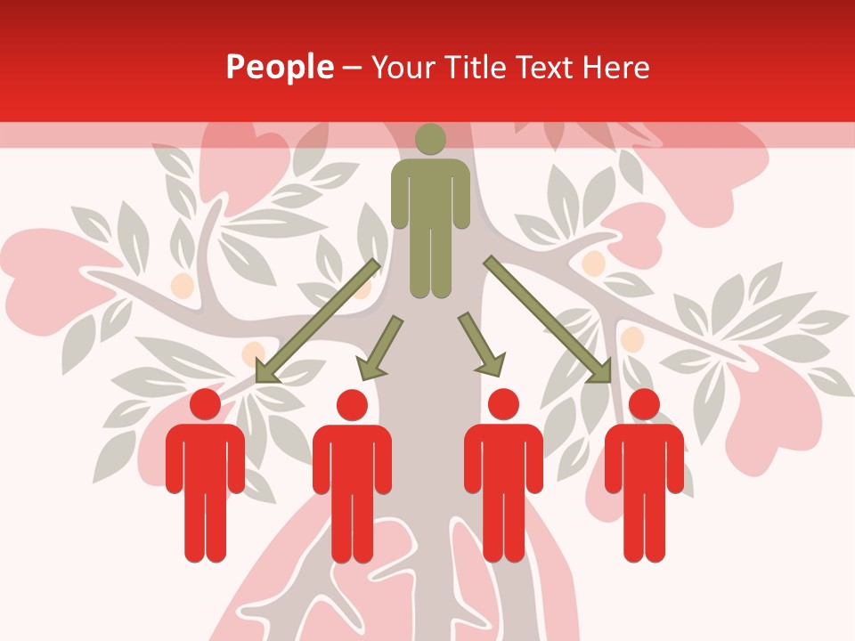 Plant Postcard Tree PowerPoint Template