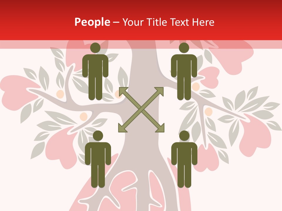 Plant Postcard Tree PowerPoint Template