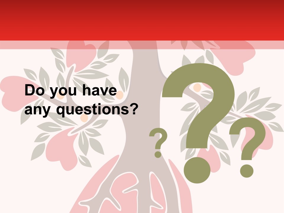 Plant Postcard Tree PowerPoint Template