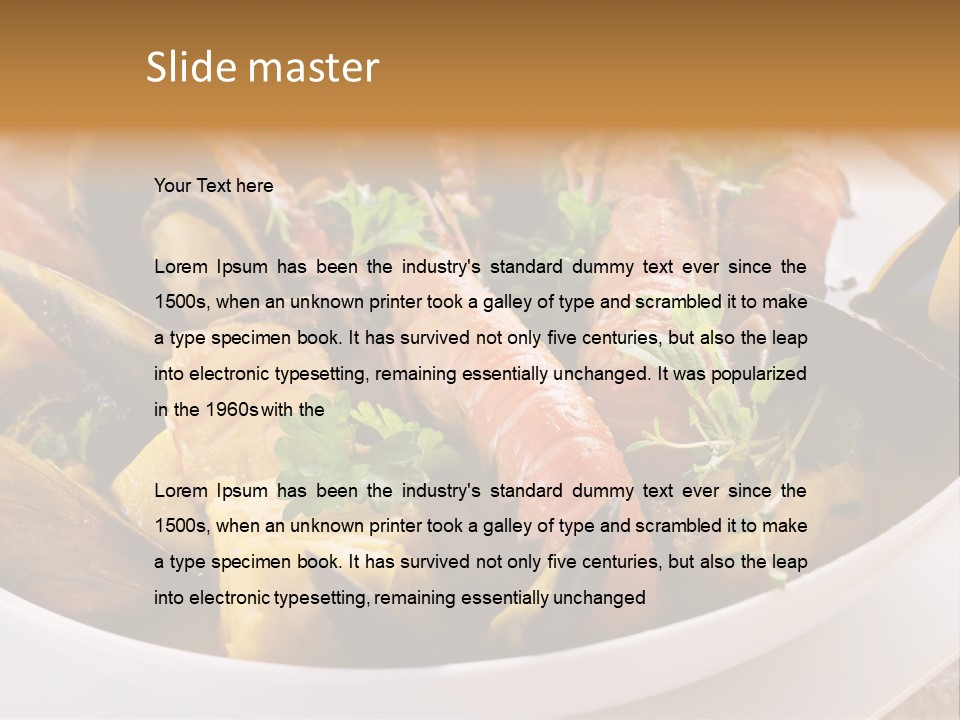 Shrimp Cioppino Seafood PowerPoint Template