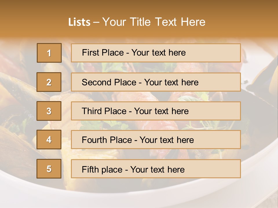 Shrimp Cioppino Seafood PowerPoint Template